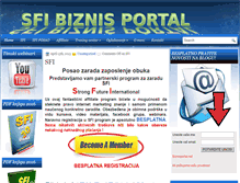 Tablet Screenshot of biznisportal.net